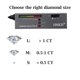 thumbnail image 4 of Bolígrafo Diamond Tester HMKIS Professional con lupa para joyas 60X, 4 of 8