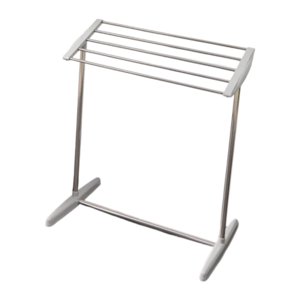 Magideal - Tendedero De Ropa De Acero Inoxidable, Tendedero Con Barras Para Colgar, Ahorra Espacio, Resistente, Para Exteriores, Interiores Y Dormitorios.