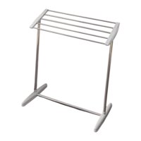 Magideal - Tendedero De Ropa De Acero Inoxidable, Tendedero Con Barras Para Colgar, Ahorra Espacio, Resistente, Para Exteriores, Interiores Y Dormitorios.