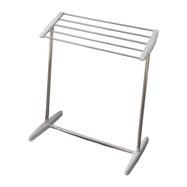 Tendedero de ropa de acero inoxidable, tendedero con barras para colgar, ahorra espacio, resistente, para exteriores, interiores y dormitorios.