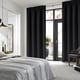 thumbnail image 2 of Cortinas Blackout DWCN con aislamiento térmico, color negro, 107 x 160 cm, 2 unidades, 2 of 9