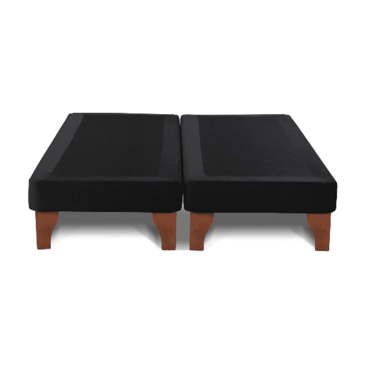 Importclick - Base Dividida Cama Europea Super King 200x200 Cm Negro Lino
