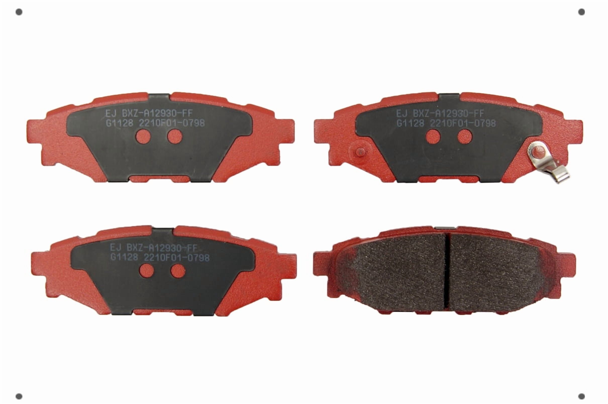 Ital Brakes Pm - Set Pastillas Frenos Traseras Para Subaru Legacy Iv 2004 2009