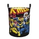 thumbnail image 1 of X-Men '97 Cesta de lavandería de gran capacidad redonda con asa, bolsa para ropa sucia plegable, almacenamiento para dormitorio, baño y lavadero 44x35 cm, 1 of 6