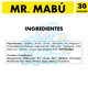 thumbnail image 2 of Candy Mr. Mabú - Dulces Libre De Sellos (Caja Con 30 Uni)., 2 of 3