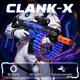 thumbnail image 2 of Pistola de juguete SOFITEN CLANK-X con tambor de 30 dardos, mira y 100 dardos, 2 of 9