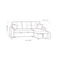 thumbnail image 5 of Sofá Cama Seccional 3 Cuerpos Gris 219x145x93 Cm, 5 of 6