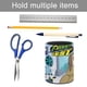 thumbnail image 5 of Johnny Test-theme Cylinder Pen Holder Pencil Organizer with Flannel Lining PVC Leather Material Cardboard Base for study work 10*8CM, 5 of 6