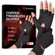 thumbnail image 1 of Guantes KMEIVOL BraceBull de Cobre, Sin Dedos, Talla M, 1 of 7