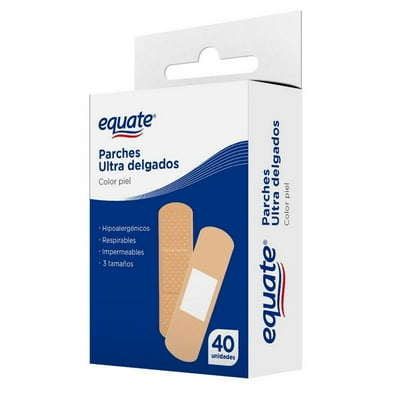 Parches Ultra Delgados Color Piel 40 Un Equate