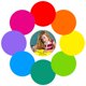 thumbnail image 1 of Puntos borrables Kalkehay 8 uds 28 cm colores arcoíris, 1 of 9