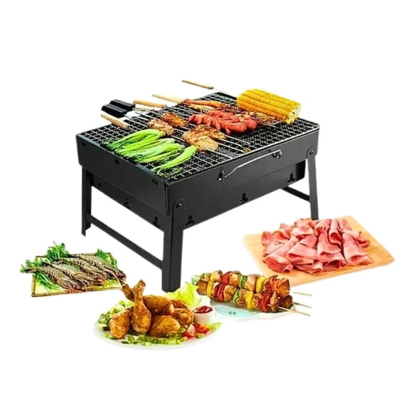 Parrilla Portátil A Carbón Grill Asados Bbq Familia