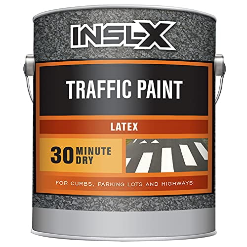 Benjamin Moore - Pintura Acrílica Sin Plomo Para Marcar Zonas De Tráfico Insl-x, Blanca