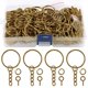 thumbnail image 1 of Kit de llaveros Swpeet, 450 unidades, bronce, 25 mm, 1 of 7