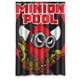 thumbnail image 1 of Cortina de ducha de baño con diseño de Minion, Deadpool y plátano, con ganchos, tamaño 48 x 72 pulgadas, 1 of 3
