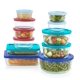 thumbnail image 3 of Set de almacenamiento de alimentos de vidrio Pyrex de 22 piezas, libre de BPA, 3 of 3