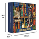 thumbnail image 3 of Rompecabezas 70x50cm gato y libros, multicolor, 3 of 3