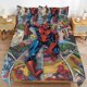 thumbnail image 2 of The Life of Spider-Man 3 Piece Sets Full/Queen Size - Reversible Microfiber Quilts with 2 Shams Soft Lightweight Bedspread Coverlet Comforter for All Season Bed Sheets, 2 of 5