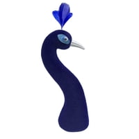 Magideal - Arreglo Floral Decoración Peacock Maniquí Cabeza Escultura Decoración Para El Hogar Centro De Mesa La Fiesta Cumpleaños Nupcial Ducha Azul