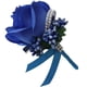 thumbnail image 1 of Estimulación Flor de rosa Broche Pin Ramillete de novia Pin Saphire, 1 of 5