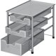 thumbnail image 1 of Organizador de Cestas Apilable Simple Houseware 3 Niveles Plateado, 1 of 8
