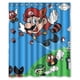 thumbnail image 1 of Cortina de ducha de Super Mario Bros., juego de cortina de baño con ganchos, tamaño 60 x 72 pulgadas, 1 of 3