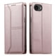 thumbnail image 1 of Funda tipo cartera con bloqueo RFID para iPhone 16e cubierta magnética de cuero con tapa y soporte Rosa, 1 of 6