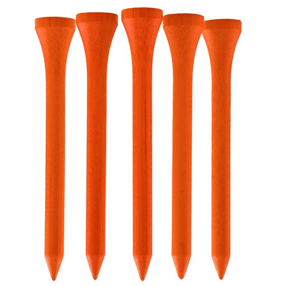Tees de Golf TH Golf 70 mm Naranja Neón 100 uds