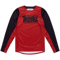 Polera Troy Lee Scout Gp Big Lee Black Burnt Orange