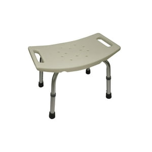 Maxcare - Piso Silla De Baño Rectangular Estándar Blanco