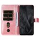 thumbnail image 3 of Funda tipo cartera para Google Pixel 8 Pro con bolsillo con cremallera y ranuras para tarjetas – Función de soporte Rosa, 3 of 6
