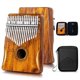 thumbnail image 1 of Piano Kalimba Thumb MIFOGE de 17 teclas, madera de acacia koa, con funda, 1 of 9