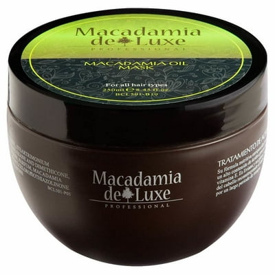 Máscara Capilar De Macadamia Sin Sal 250 Ml Deluxe