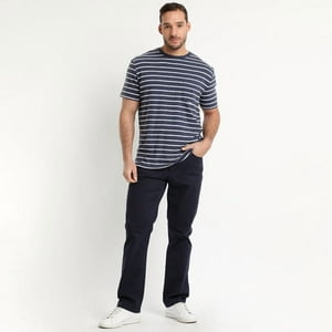 Truval - Polera Look Denim Azul Marino