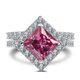 thumbnail image 1 of Anillos de Compromiso de Moissanita de 3 Quilates para Mujer, Anillos de Diamante Corte Princesa S925 de Plata Esterlina Color D VVS1, Opción Ideal para Cumpleaños, Aniversario y Ocasiones, 1 of 4