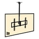 thumbnail image 2 of Soporte TV Techo Ajustable Inclinable Para Pantallas De 32 A 70 Pulgadas Base Metalica Reforzada Carga 68kg Perno Seguridad Color Negro FIGOIMPORT, 2 of 8