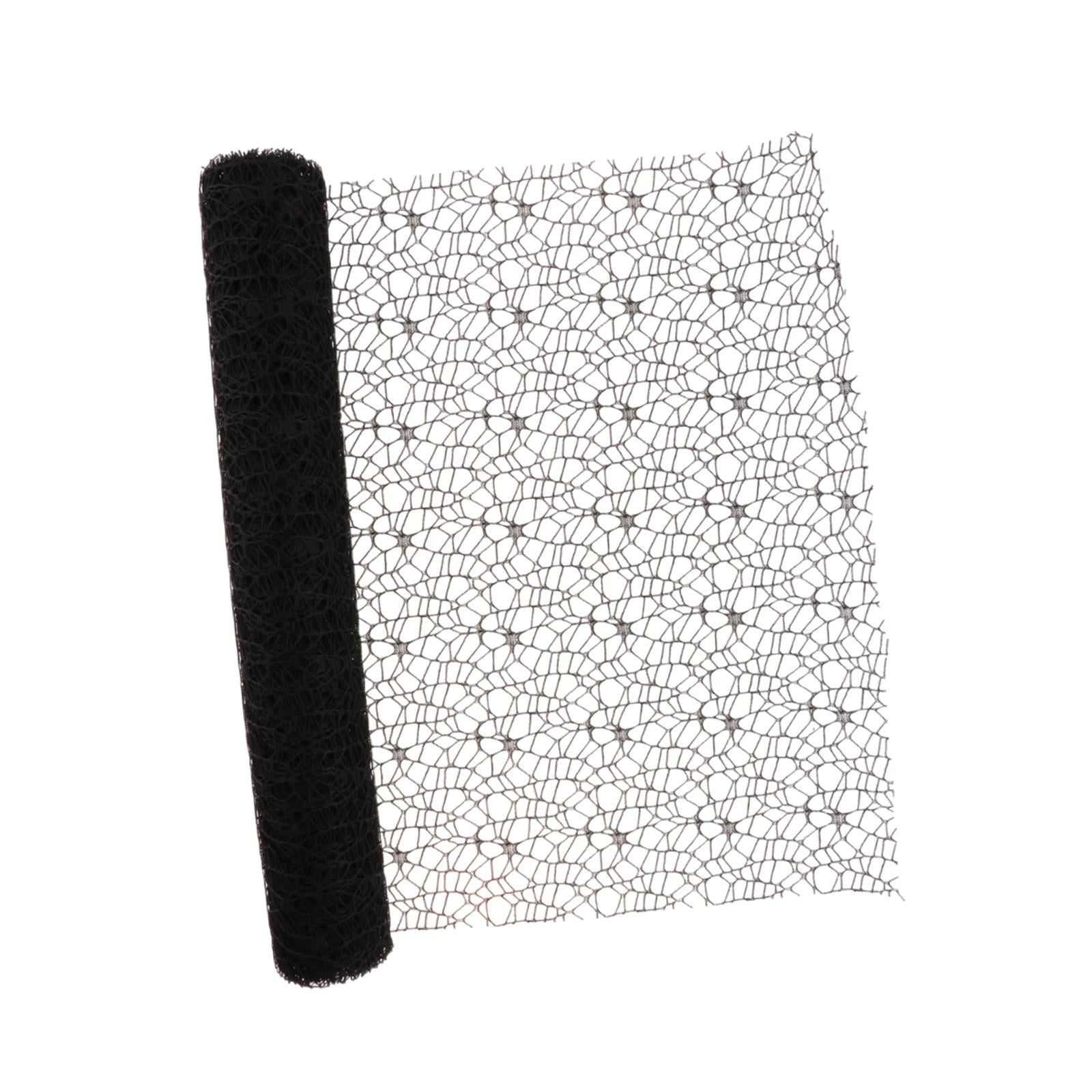 Bothyi - Papel De Regalo De Flores De Malla De Jacquard Para El Día De San Valentín, Bodas, Cumpleaños, Color Negro