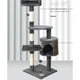 thumbnail image 3 of Rascador Arbol Para Gatos Caseros Torre Yute 4niveles 116cm, 3 of 10