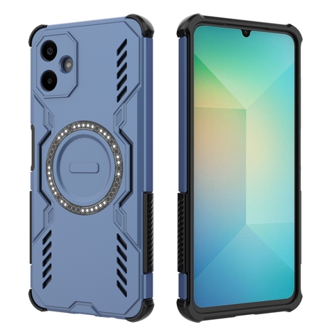 Funda Foxdock Para Samsung Galaxy A06 , Magnética, Resistente A Golpes, Con Soporte, Unisex, Carga Inalámbrica