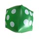 thumbnail image 1 of Dados Inflables Gigantes Para Juegos, Accesorios Para Juegos Amplios, Recuerdos De Fiesta, Fiesta En La Piscina, Verde, 1 of 5