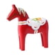 thumbnail image 2 of Adorno De Caballo De Dala De Madera, Pintura A Color Para Coleccionar, Decoración Del Hogar, Recuerdo Rojo, 2 of 3