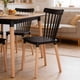 thumbnail image 1 of Silla Windsor 83x46cm Madera y PP Negro, 1 of 6