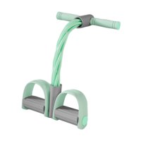 Magideal - Banda De Resistencia Para Pedales, Cuerda De Tensión Multifunción Para Ejercicios, Bandas Elásticas Para Abdomen, Cuerdas De Tracción Elásticas, Cuerd Verde