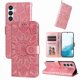 thumbnail image 1 of Funda tipo cartera FOXDOCK para Samsung Galaxy A34 5G , diseño girasol en relieve, cuero PU, cierre magnético, soporte y tarjetero, 1 of 5