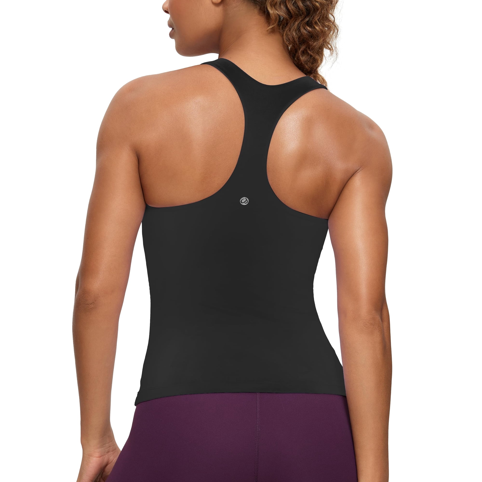 Top Con Sujetador Integrado Butterluxe Crz Yoga En Negro, Talle L