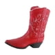 thumbnail image 3 of Jarrón De Resina Con Forma De Bota De Vaquero, Florero Coleccionable Moderno único, Regalo Ideal, Rojo, 3 of 5