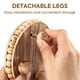thumbnail image 3 of Soporte redondo de madera HouseJoy, juego de 2 (12 cm), 3 of 7