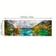 thumbnail image 5 of 1pc Canvas Painting, Lake Forest Mountain Scenery Painting, Wall Art Decor, For Living Room, Bedroom, No Frame, 19.68*59.05inch, 5 of 5