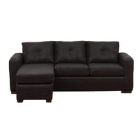 Muebles América - Seccional Multiposiciones Magic Cuero Auris Negro