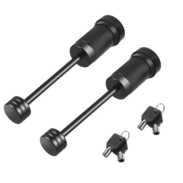 Candado para acoplador de lengüeta de remolque METOWARE 1/4" (0,6 cm) de diámetro y 9 cm de alcance